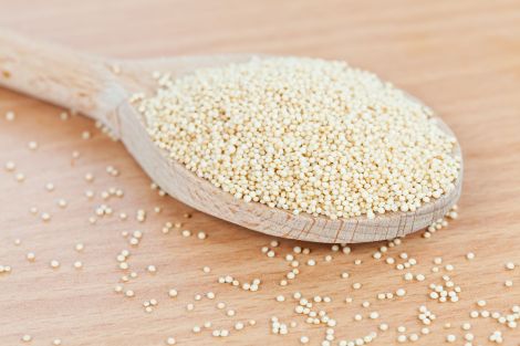 Granos de amaranto. Foto original de la web cbtelevision.com