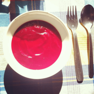 sopa de remolacha